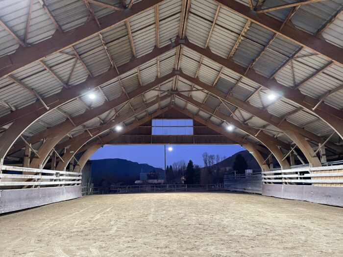 Vue du Haras du Vercors lors d’une visite en famille
